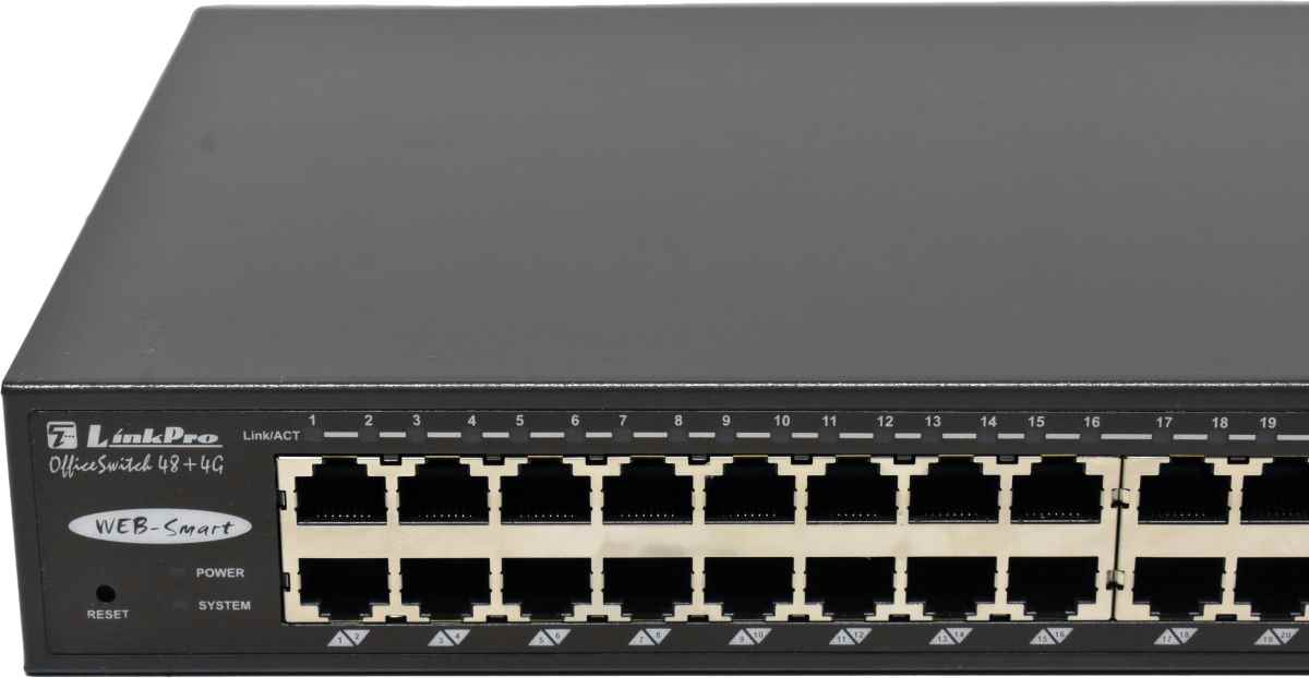 LinkPro Web-Smart Office Switch 48+4G SH-77484GS 50-Port RJ-45 GE Switch 2x 1G SFP