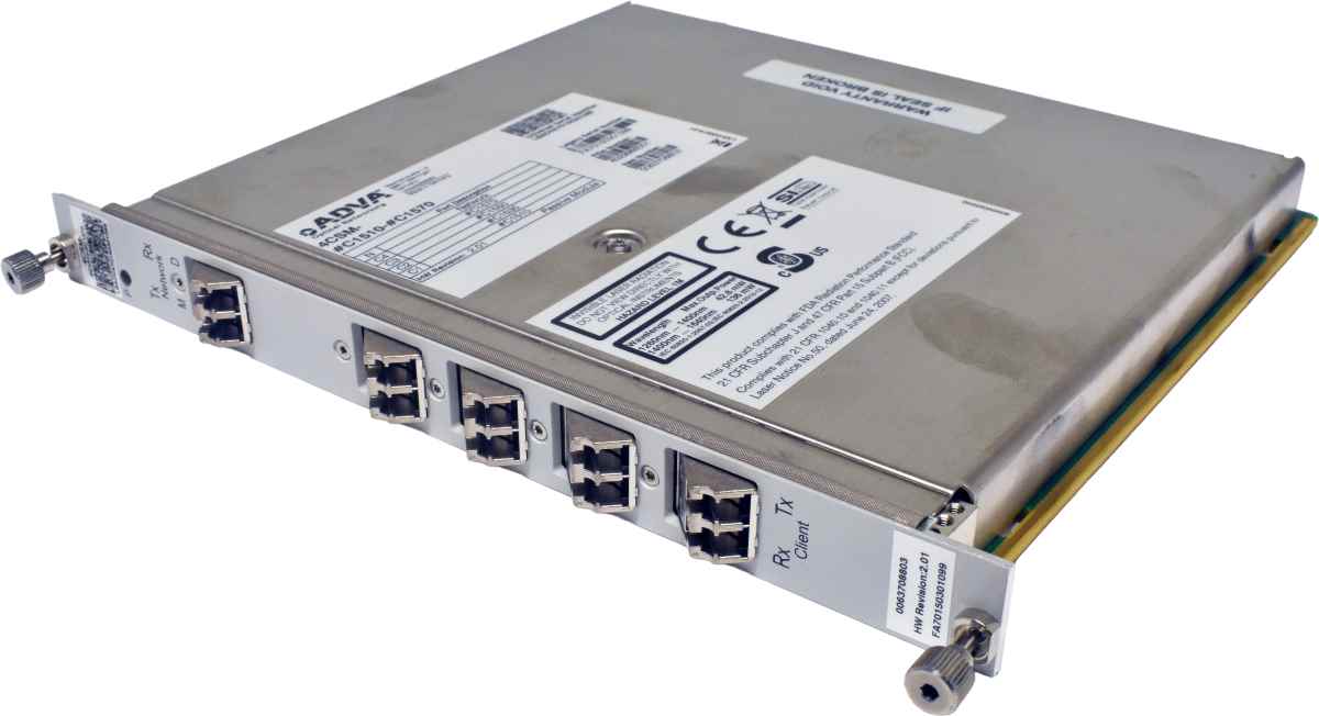 ADVA F7/4CSM-#C1510-#C1570 Quad-Port CWDM Channel Splitter Module for FSP 3000R7
