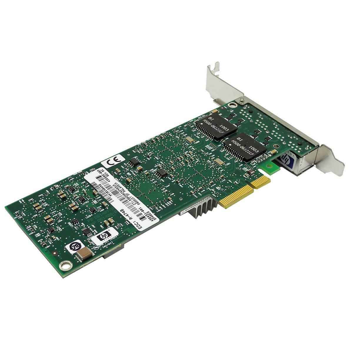 HP Intel PRO/1000 PT Quad Port Gigabit Ethernet Adapter NC365T 593743-001 FP HP Intel PRO/1000 PT 4Port Gigabit Ethernet Adapter NC365T 593743-001 ProLiant Servers FP