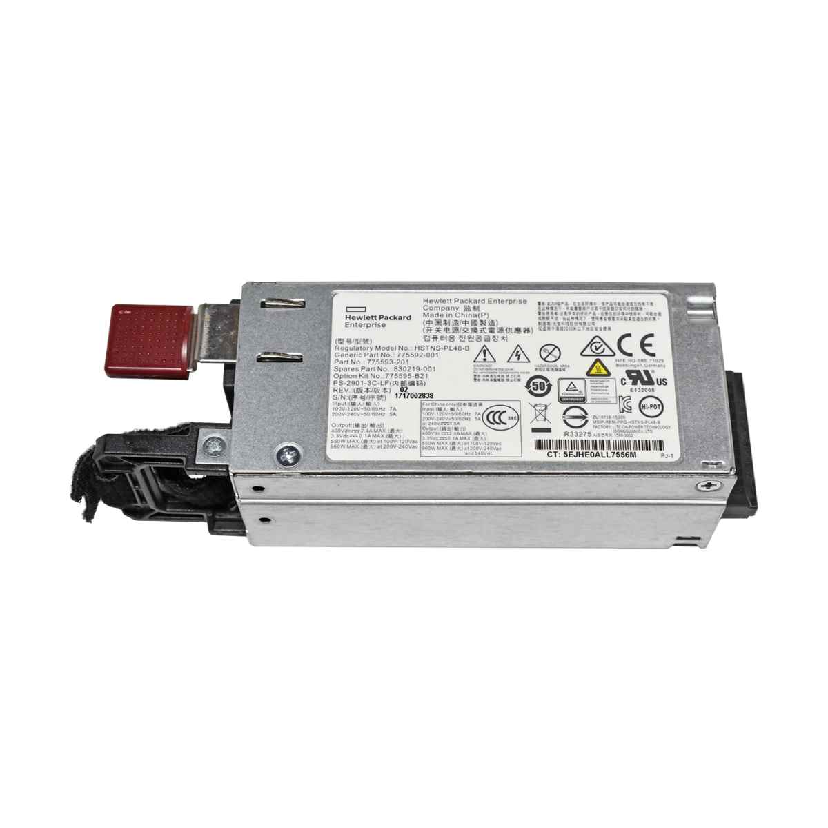 HP 960W Power Supply Netzteil HSTNS-PL48-B 830219-001 für DL120/DL160 G9 HP 960W Power Supply Netzteil HSTNS-PL48-B 830219-001 für DL120/DL160 G9
