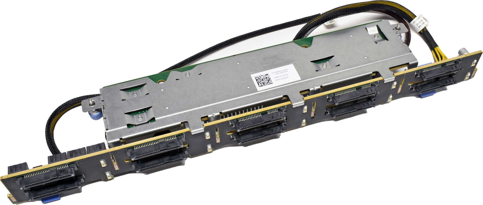 DELL-PowerEdge-R630-SAS-Backplane-Assembly-10x2-5-003.jpg DELL PowerEdge R630 SAS Backplane Assembly 10x2.5” 03XTYM 022VC9 0HRKY6 3x Kabel