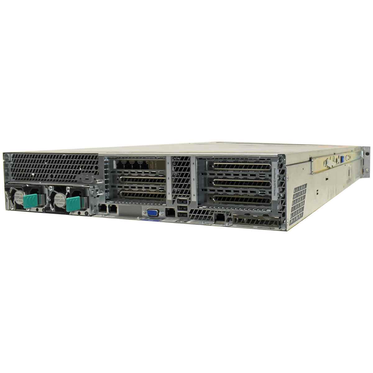 Riverbed CXA-05070-B010 Server 2x Intel E5-2630 v2 2.6GHz 6C 24GB DDR3 RAM 2x 1TB SATA HDD 6x 240GB SSD 45GB SSD 24x 2.5Zoll Bay Intel 2600G Z/L Mainboard Riverbed CXA-05070-B010 Server ohne CPU ohne RAM 24x SFF 2.5 Intel 2600G Z/L Mainboard