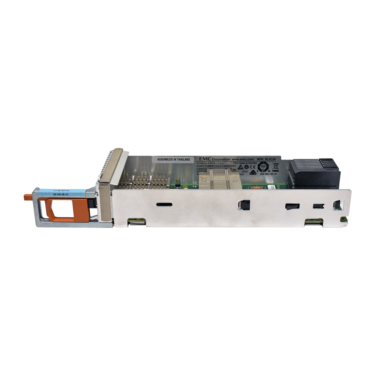 EMC VMAX SLIC34 303-266-101A-04 2-Port 56G IB v2 Enhanced SIB x16 I/O Module EMC VMAX SLIC34 303-266-101A-04 2-Port 56G IB v2 Enhanced SIB x16 I/O Module