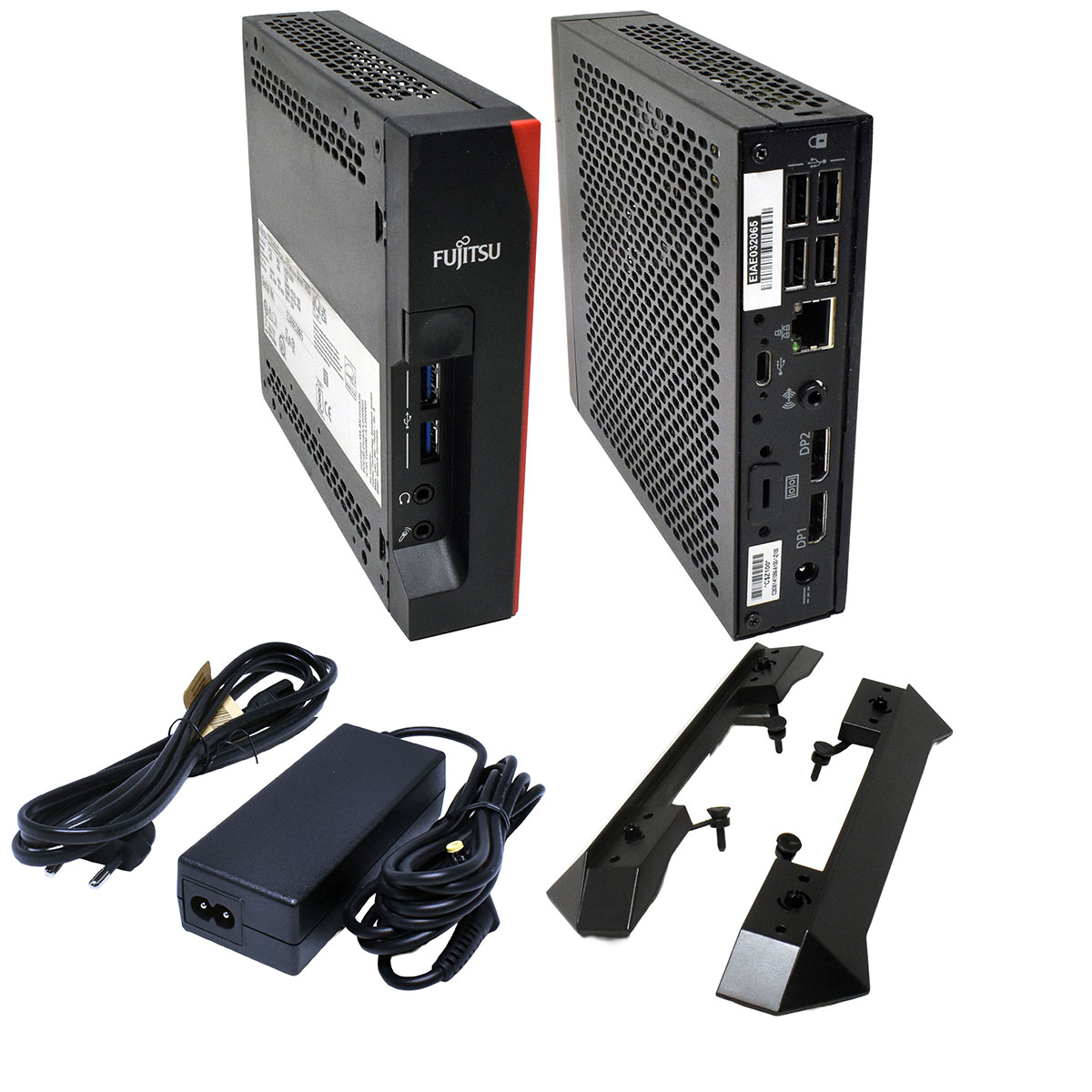Fujitsu Futro S7010 ThinClient Intel J4125 2.0GHz 4GB RAM 64GB SSD WLAN Netzteil Standfuß Maus Tastatur Fujitsu Futro S7010 ThinClient Intel J4125 2.0GHz 4GB RAM 32GB SSD WLAN Standfuß Netzteil