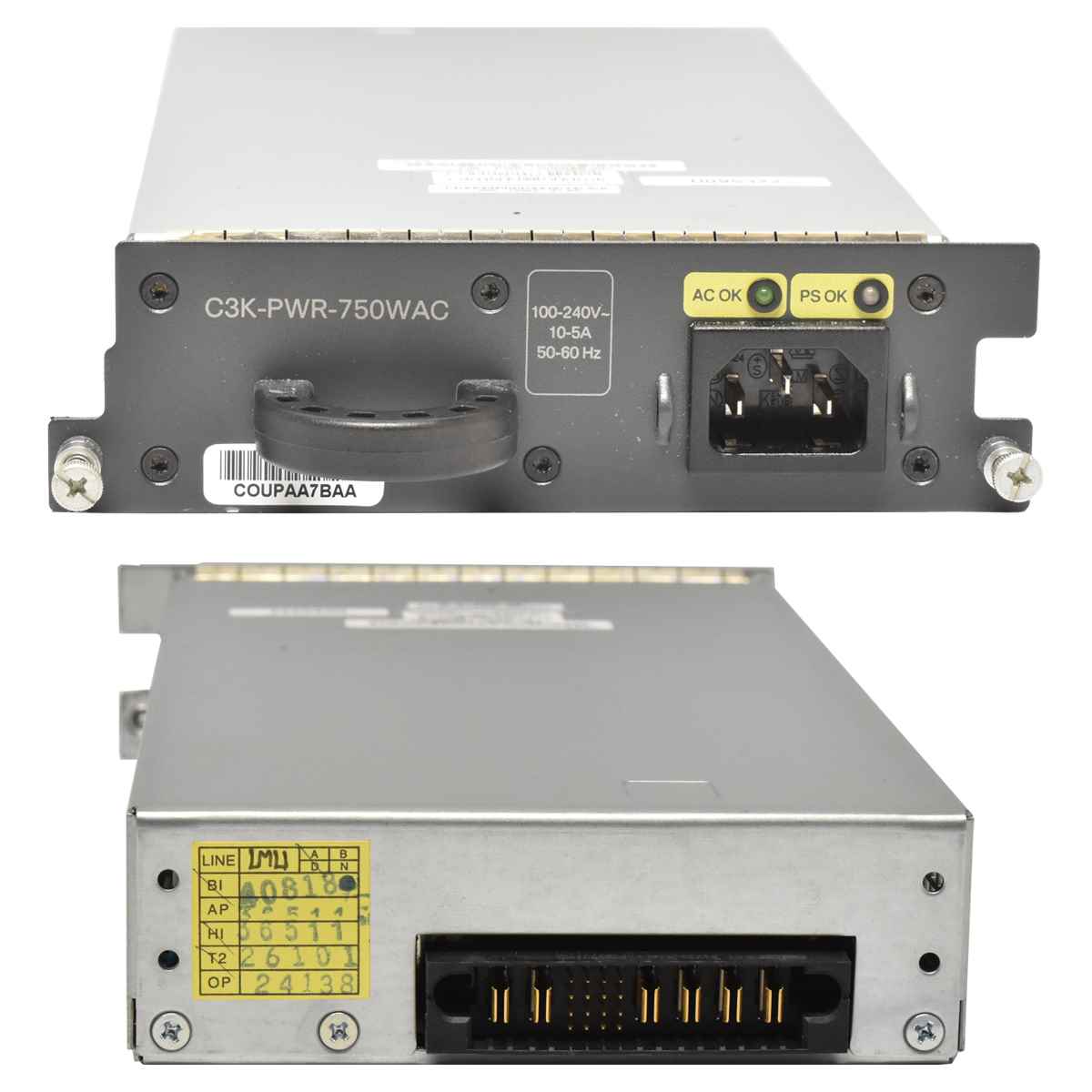 Cisco Delta Netzteil Power Supply DPSN-747AB C3K-PWR-750W Cisco Delta Netzteil Power Supply DPSN-747AB C3K-PWR-750W