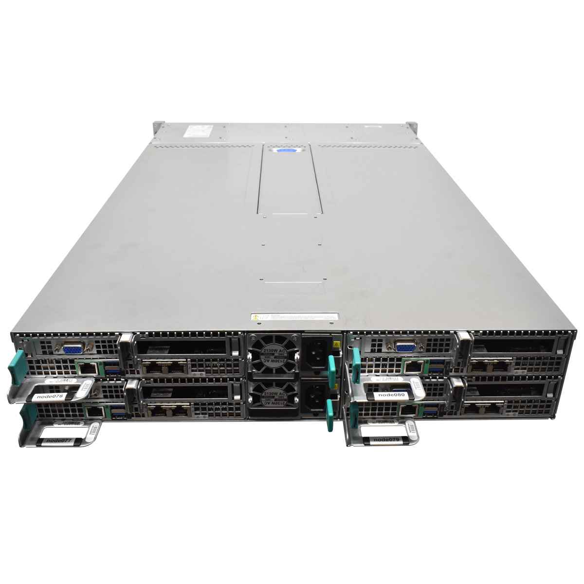 Intel 4 Node Server H2000 4x Node S2600BP 8x Gold 6138 2,8 Ghz 512GB RAM PC4 12x LFF 3,5 incl . Rails