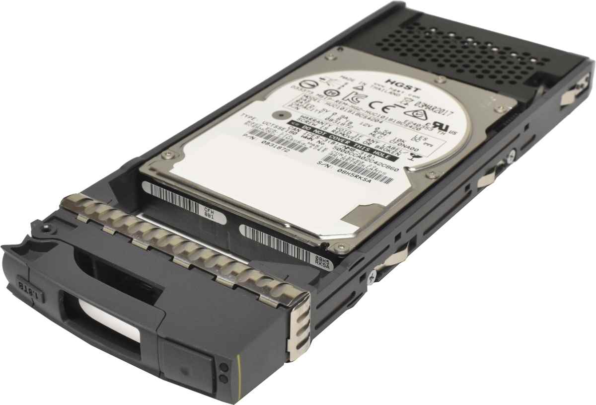 HGST 1.8TB 2.5" 10K 12G SAS HDD Festplatte HUC101818CS4204 0B31872 mit Rahmen
