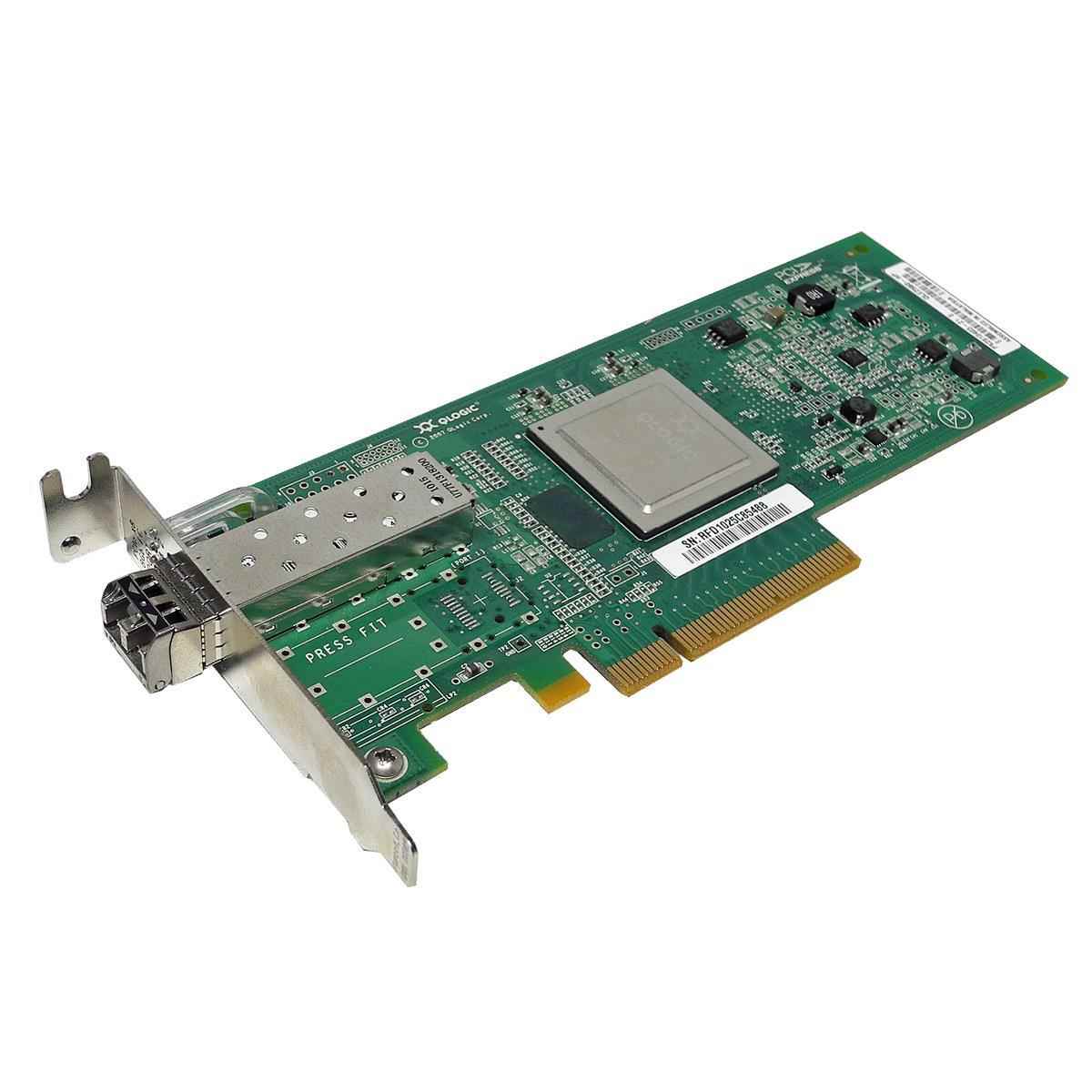 QLogic QLE2560-SUN FC Single-Port 8Gb PCIe x8 Network Adapter 371-4324-02 LP HP QLogic QLE2560-HP FC Single-Port 8Gb PCIe x8 Network Adapter 489190-001 LP