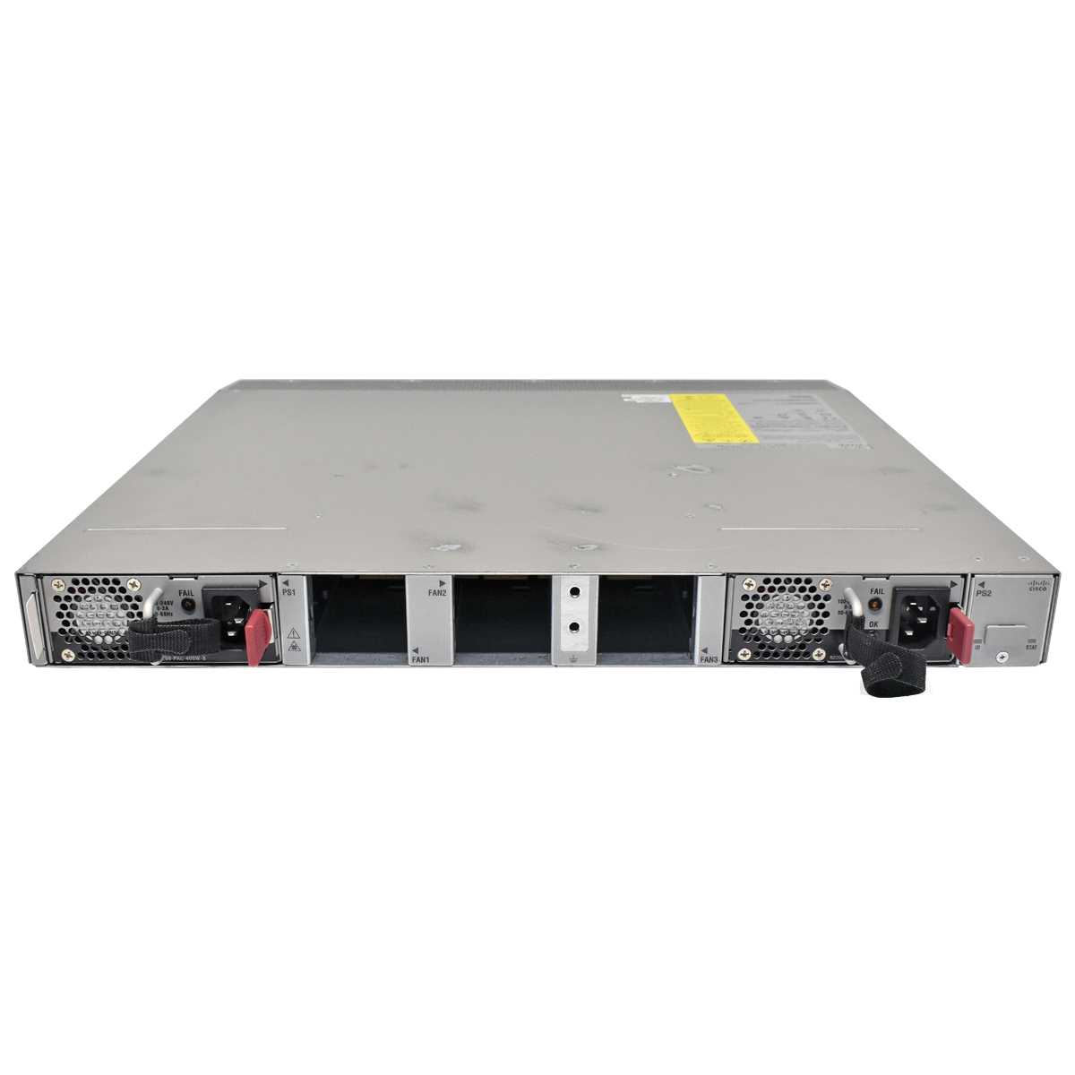 Cisco Nexus 2348TQ Fabric Extender N2K-C2348TQ-10GE 68-5579-01 rote PSUs ohne Lüfter Cisco Nexus 2348TQ Fabric Extender N2K-C2348TQ-10GE 68-5579-01 rote PSUs ohne Lüfter