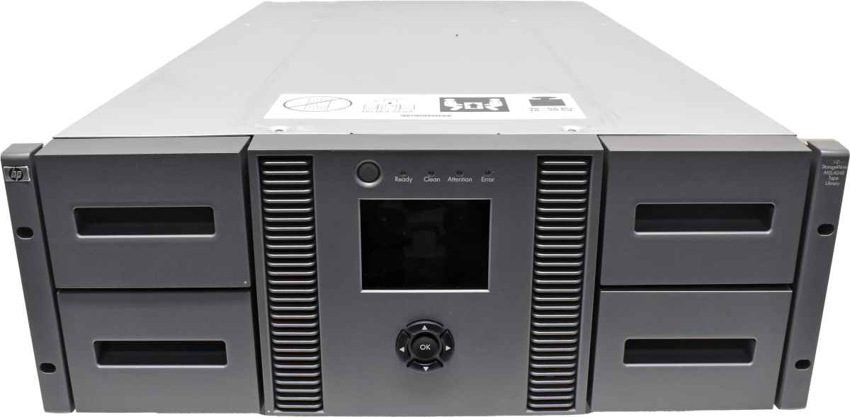 HP StorageWorks MSL4048 BL543A Tape Library 2x LTO5 +Controller Card 2xPSU