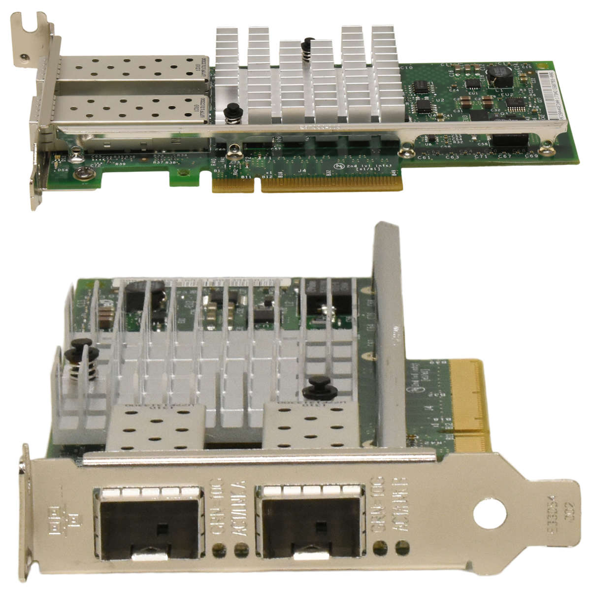 Intel-IBM-X520-DA2-FC-Dual-Port-10GbE-PCIe-x8-Netz-001.jpg Intel IBM X520-DA2 FC Dual-Port 10GbE PCIe x8 Netzwerkkarte LP FRU: 49Y7962