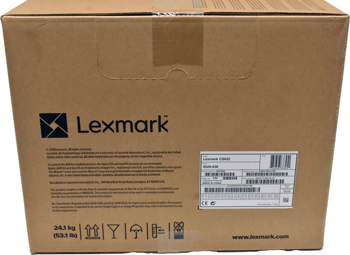 Lexmark CS622de A4 Farblaser-Druck LAN Duplex 5029-636 NEU/OVP Lexmark CS622de A4 5029-636 Farblaser-Druck LAN Duplex NEU/OVP