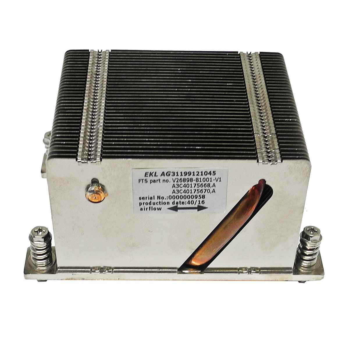 Fujitsu CPU Heatsink / Kühler A3C40175668 A3C40175670 für RX2540 M1 M2 Server
