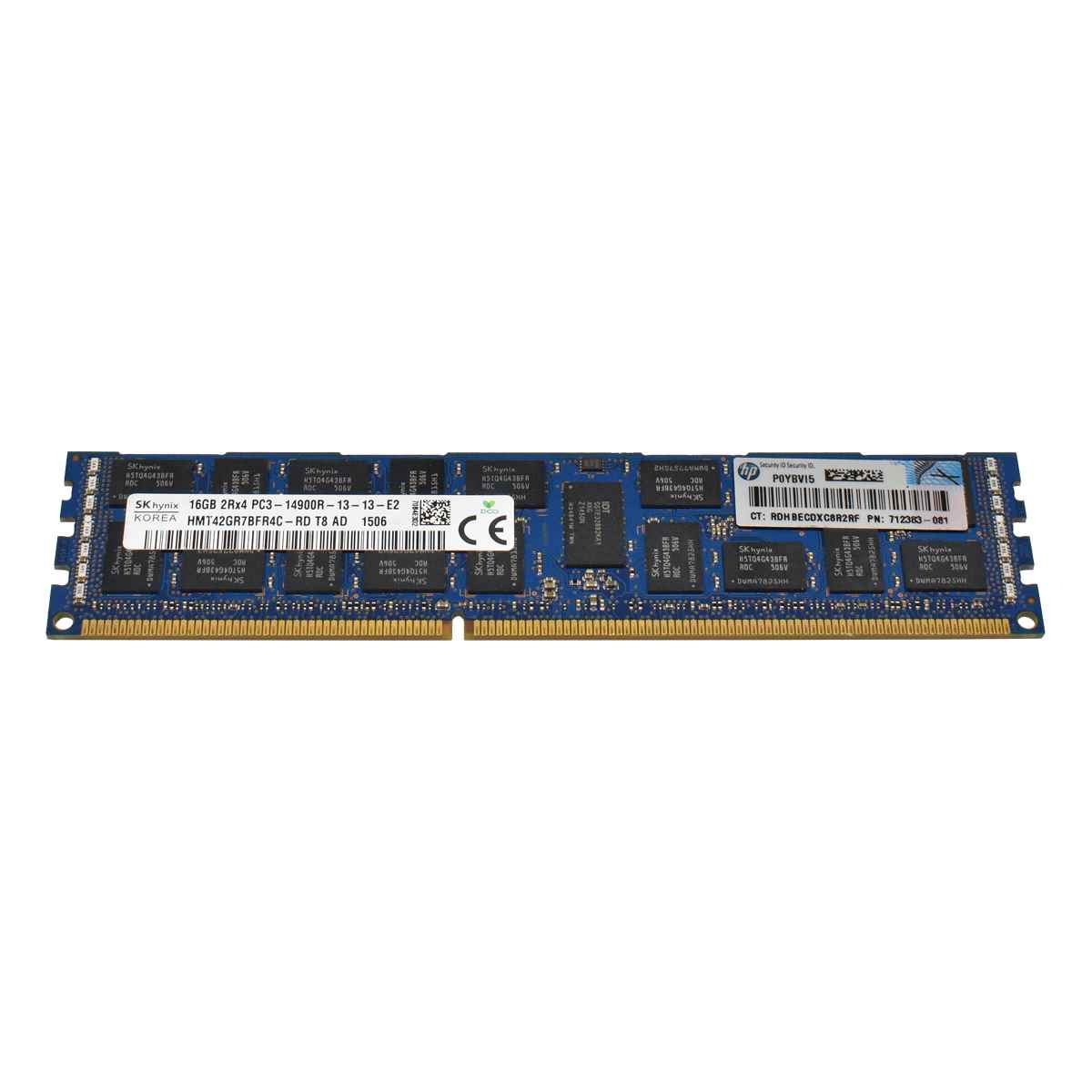 256GB HP SkHynix 16x16 GB PC3-14900R 2Rx4 RAM REG ECC DDR3 HMT42GR7BFR4C-RD 712383-081 715274-001