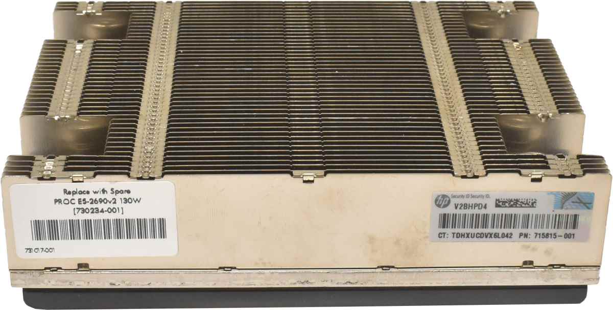HP CPU Heatsink / Kühler für ProLiant DL360 G8, DL360p G8 734040-001 735506-001 HP CPU Heatsink / Kühler für ProLiant DL360 G8, DL360p G8 734040-001 735506-001