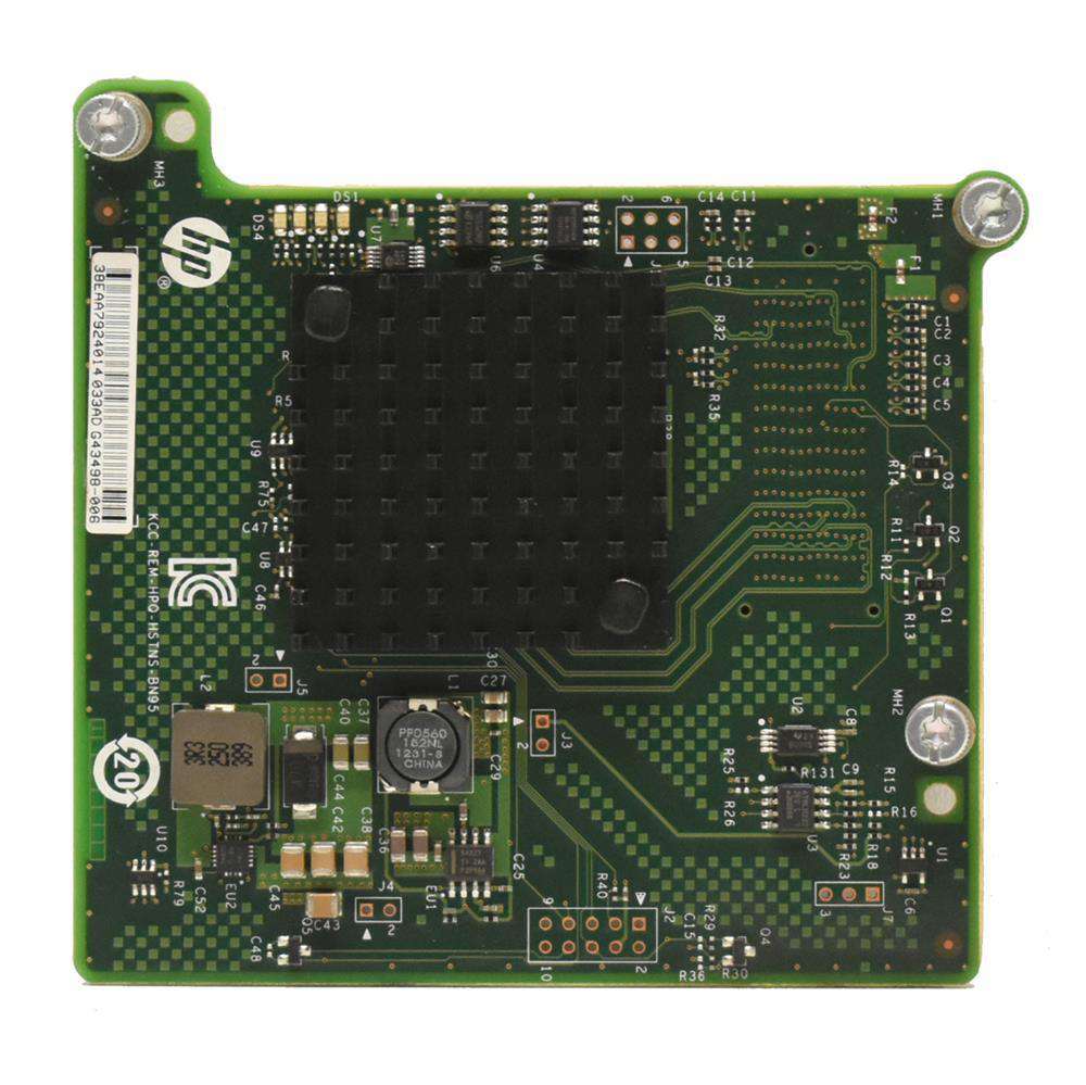 HP-560M-Dual-Port-Ethernet-10Gb-Adapter-Mezzanine-002.jpg HP 560M Dual Port Ethernet 10Gb Adapter Mezzanine Form Factor 669282-001 for BL460c BL 920c G8 G9