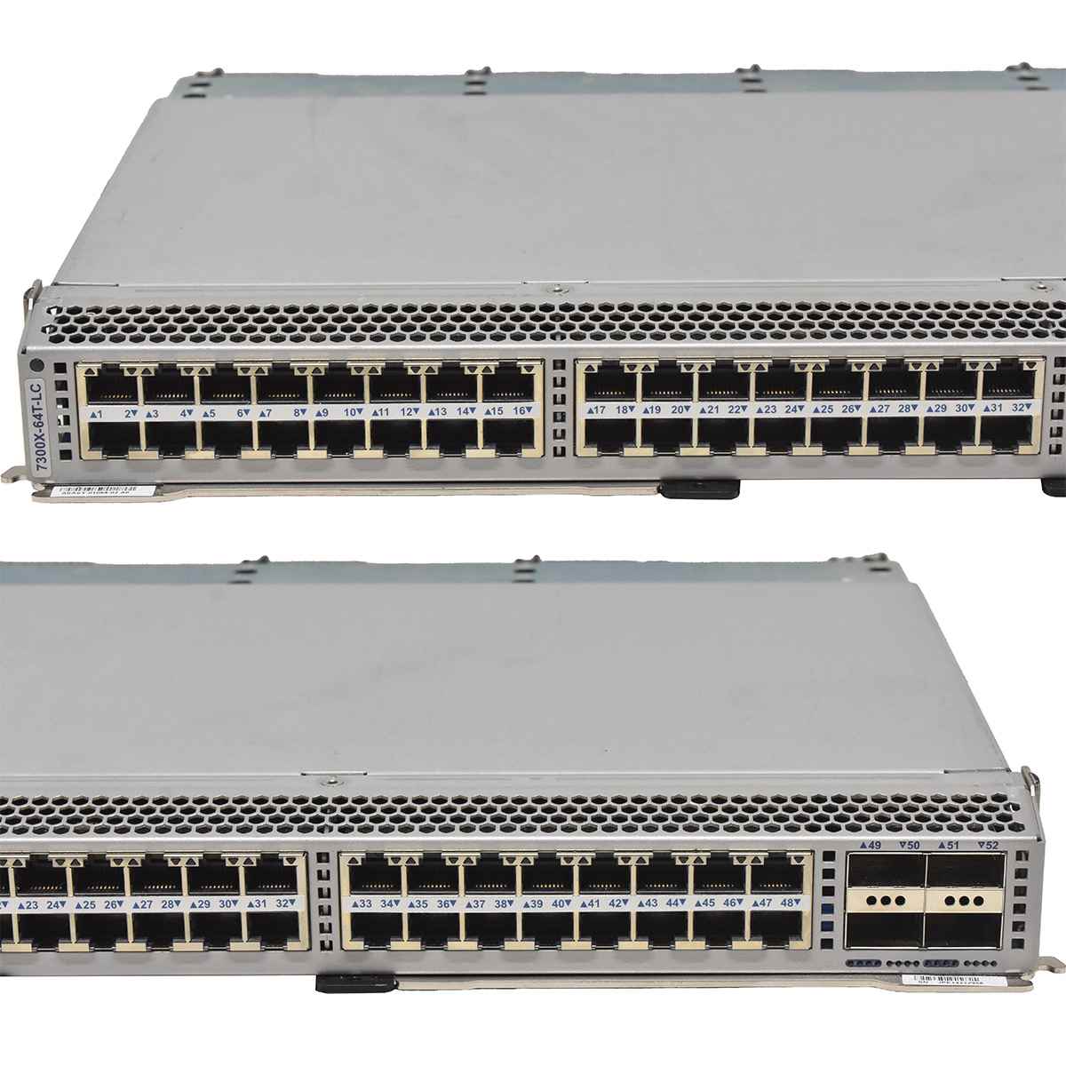 Arista DCS-7316 Line Card Module 7300X-64T-LC 48-Port 10GE RJ-45 4x 40G QSFP+ Arista DCS-7316 Line Card 7300X-64T-LC 48-Port 10GE RJ-45 4x 40G QSFP+