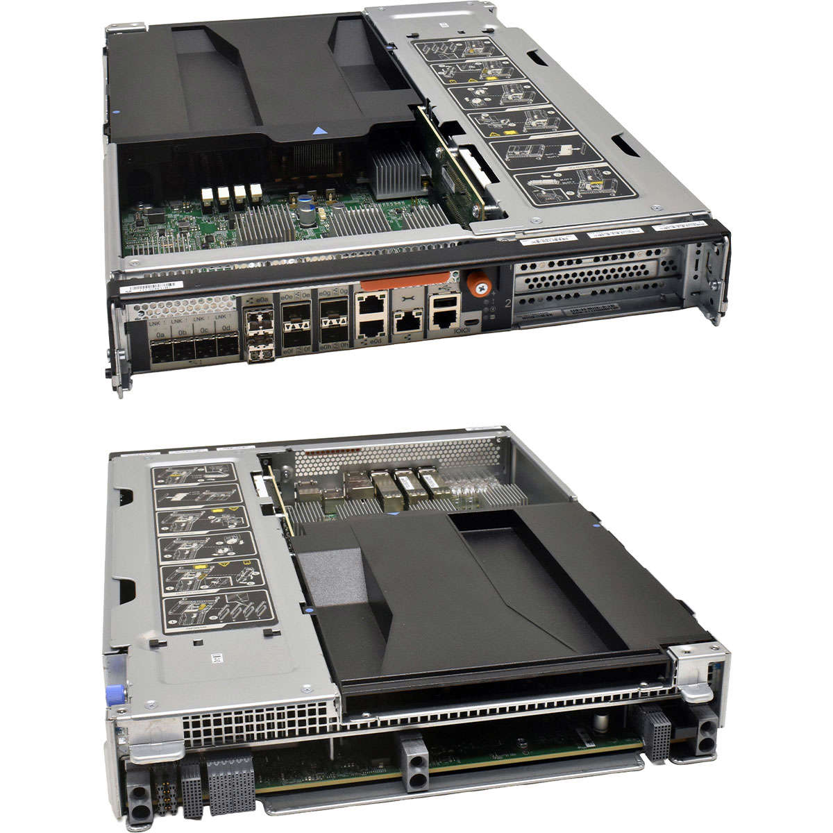 NetApp-Storage-Controller-Module-no-DDR4-RAM-111-0-004.jpg NetApp Storage Controller Module no DDR4 RAM 111-02493 für FAS8200 AFF-A300 2x 10Gb SFP+