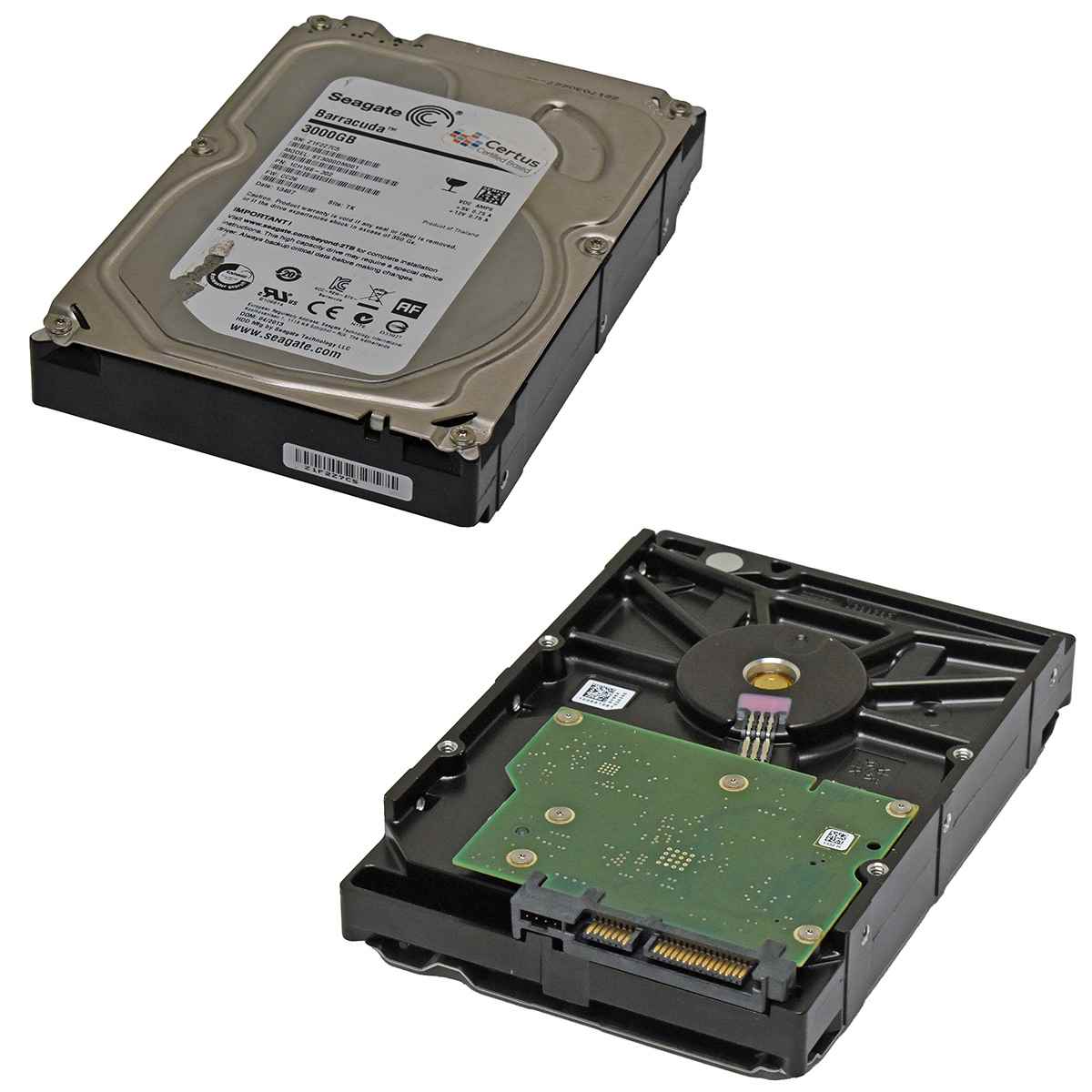 Seagate 3TB 3.5Zoll 7.2k 6Gb/s 64MB Cache SATA HDD ST3000DM001 Seagate 3TB 3.5Zoll 7.2k 6Gb/s 64MB Cache SATA HDD ST3000DM001