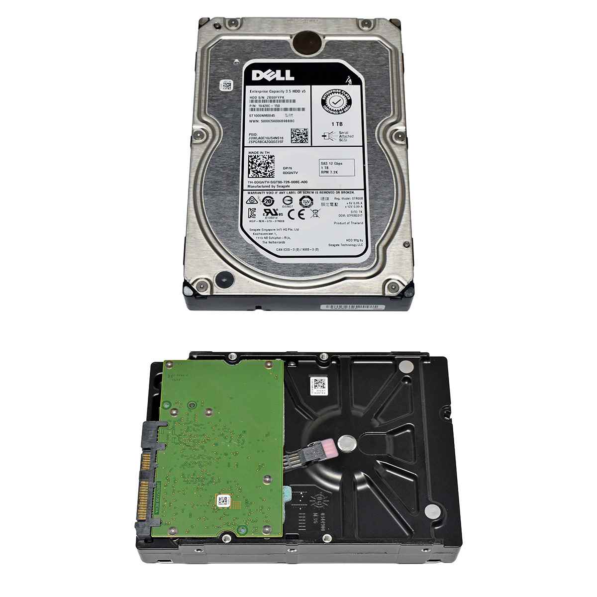 DELL Seagate Enterprise  1TB 3.5" 7.2K 12G SAS HDD Festplatte 0DGNTV ST1000NM0045