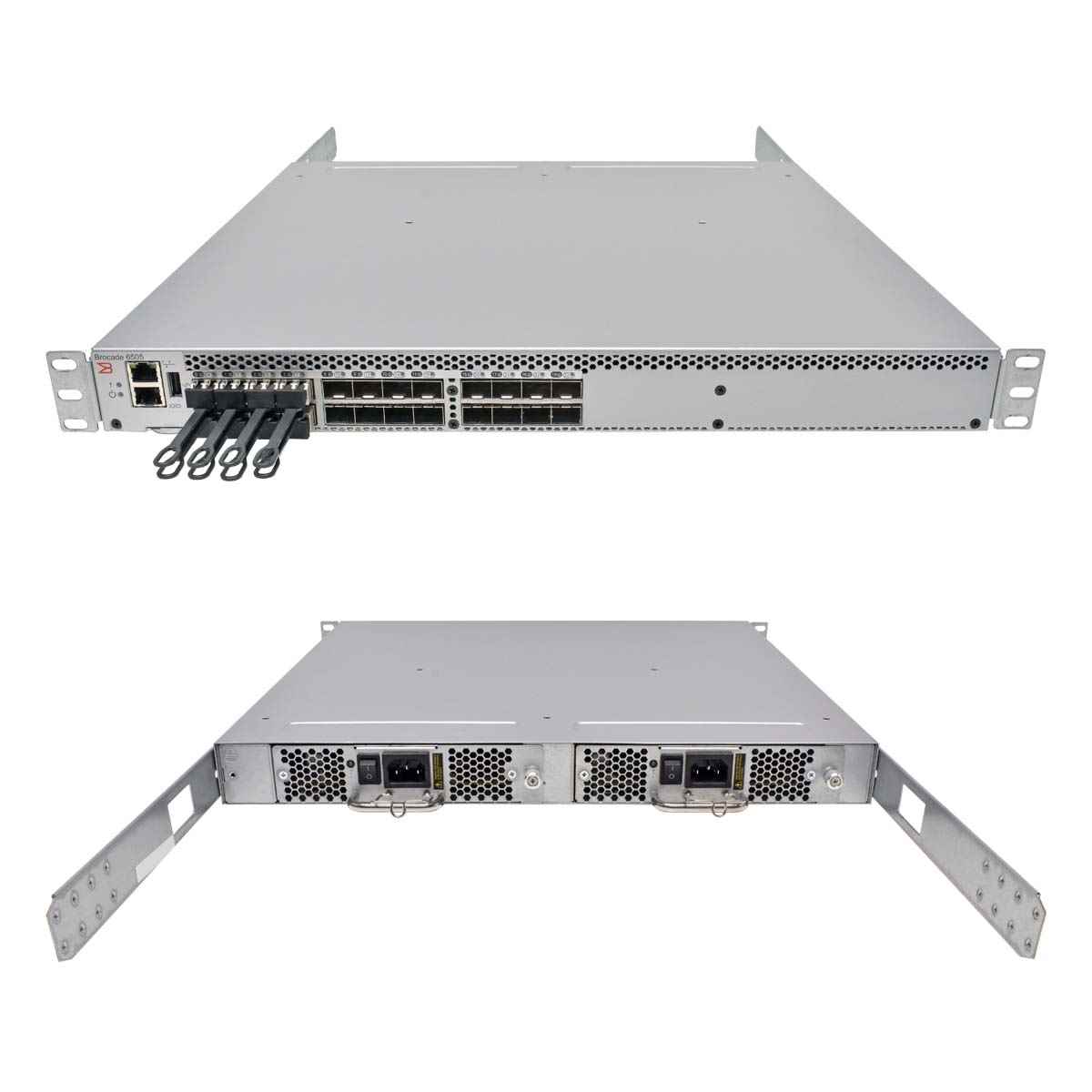 Brocade 6505 NA-6505-12-0R 80-1006113-06 SAN FC Switch 12 akt. Ports + 8 16G mini GBICs Brocade 6505 NA-6505-12-0R 80-1006113-06 SAN FC Switch 12 akt. Ports + 8 16G mini GBICs