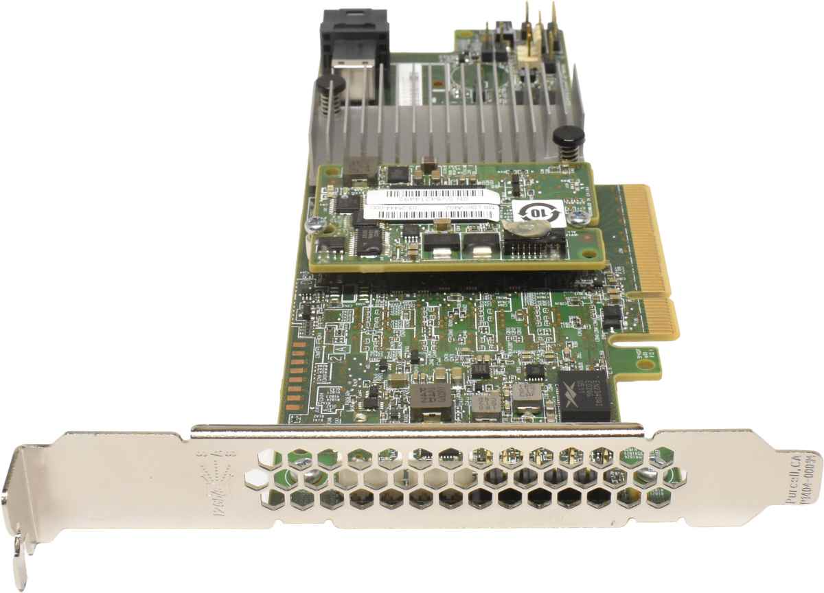 LSI MegaRAID SAS 9361-4i 4-Port 12G RAID Controller PCle x8 + MR LSICVM02 FP