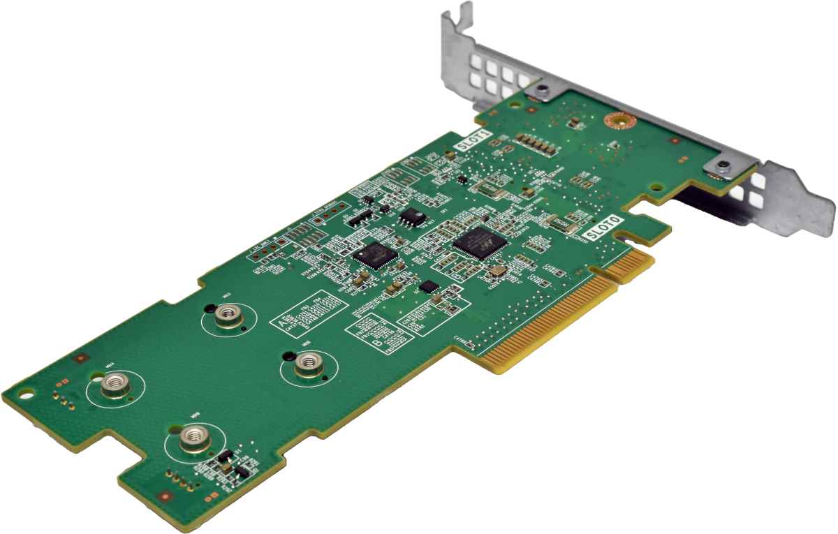 Dell 05T20H BOSS SSD Adapter Card PCI-Express x8 to 2x M.2 2280 SSD Slots FP