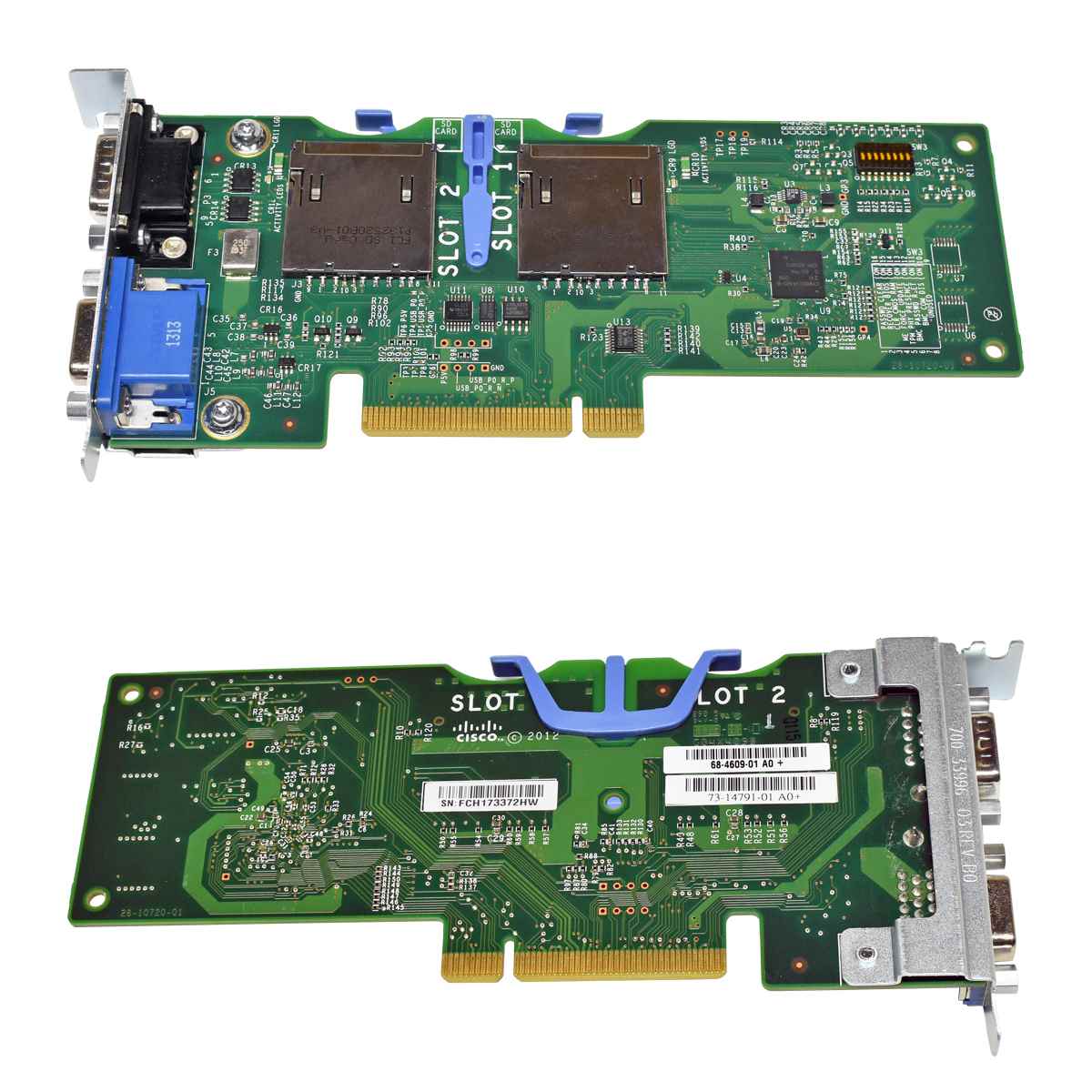 Cisco 73-14791-01 68-4609-01 Dual SD Card Controller PCIe x8 LP Cisco 73-14791-01 68-4609-01 Dual SD Card Controller PCIe x8 LP