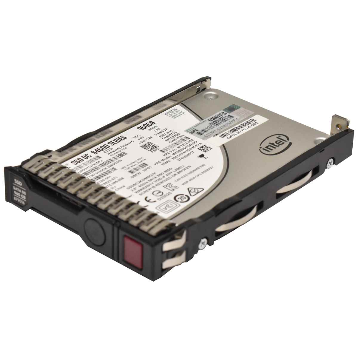 HPE Intel DC S4600 Series 960 GB 2.5“ 6Gbps SATA SSD SSDSC2KG960G7P 879016 877014-002 HPE Intel DC S4600 Series 960 GB 2.5“ 6Gbps SATA SSD SSDSC2KG960G7P 879016 877014-002