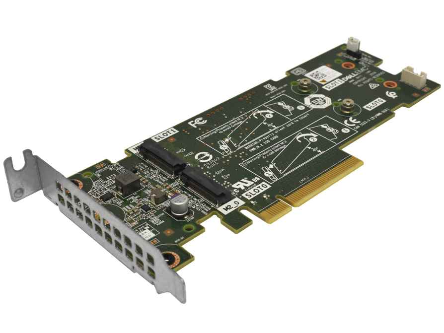 Dell 03JT49 BOSS SSD Adapter Card PCI-Express x8 to 2x M.2 2280 SSD Slots LP Dell 03JT49 BOSS SSD Adapter Card PCI-Express x8 to 2x M.2 2280 SSD Slots LP