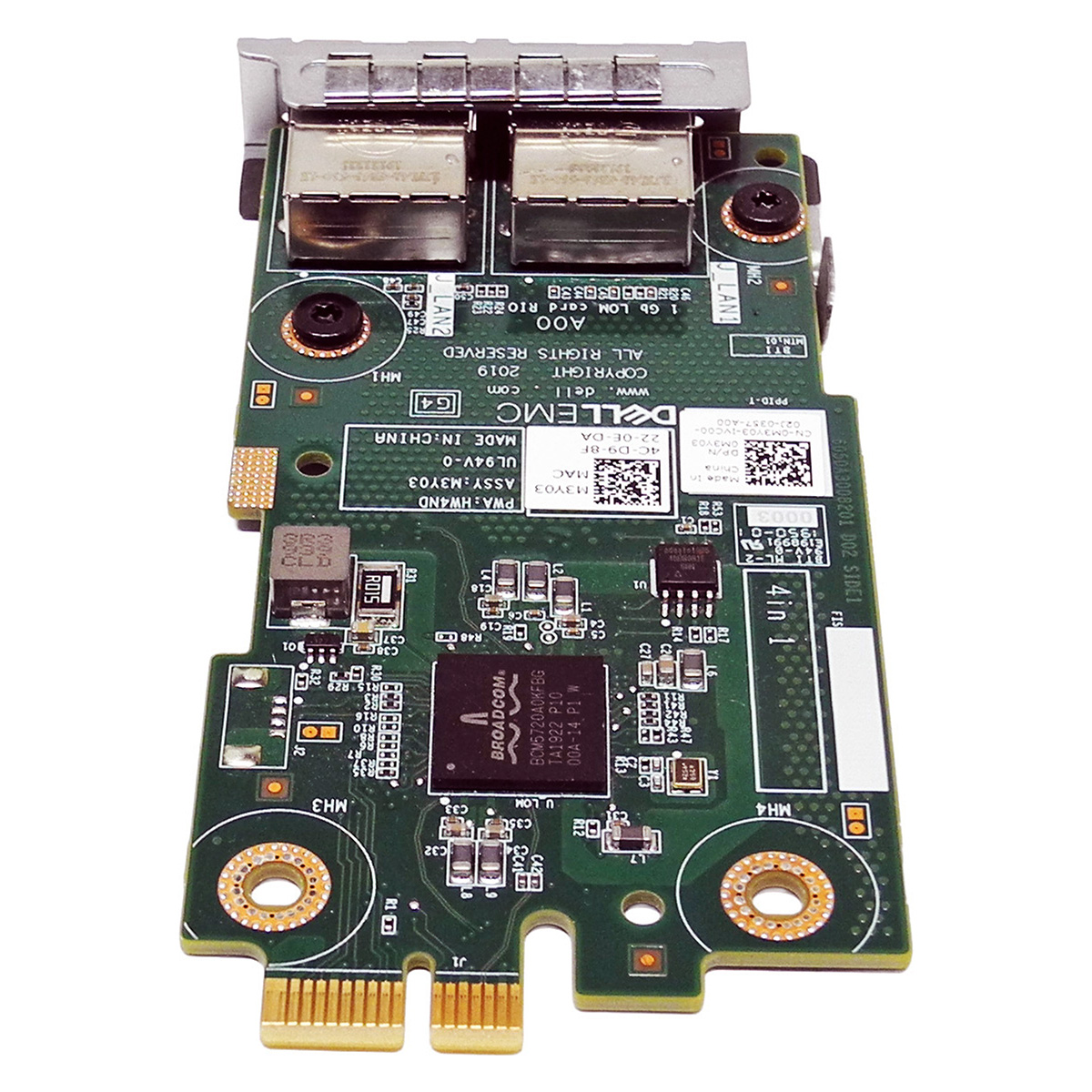 Dell EMC 1GbE LoM Card 2 Port RJ-45 Netzwerkkarte 0M3Y03 R6525 R7525 NEW