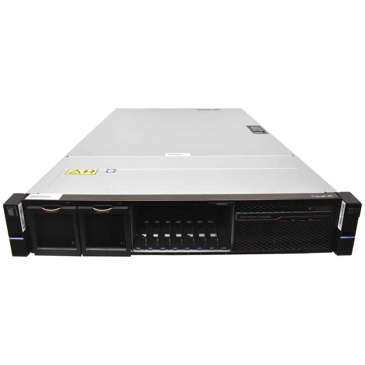 IBM System Storage SAN Volume Controller no CPU no DDR4 2x Kühler 8Bay SFF 2.5" IBM System Storage SAN Volume Controller no CPU no DDR4 2x Kühler 8Bay SFF 2.5"