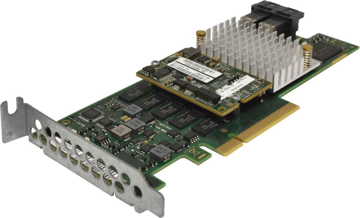 Fujitsu D3216-B33 GS3 EP420i 12Gb PCle x8 RAID Controller +BBU +2x SAS Kabel LP