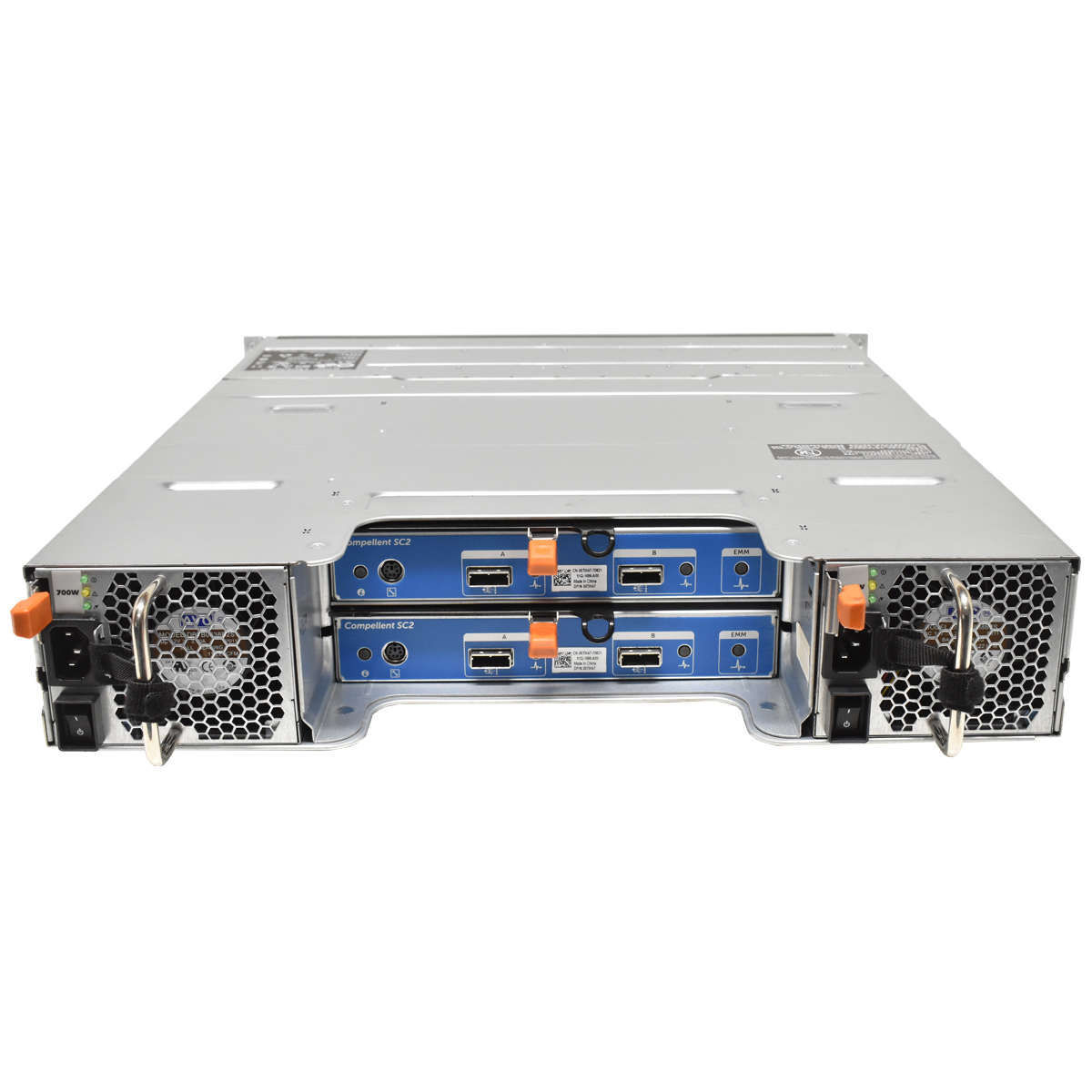 Dell Compellent Enclosure SC220 2x SAS 6G Controller 00TW47 20x 600GB HDD 2.5 SFF 2x PSU