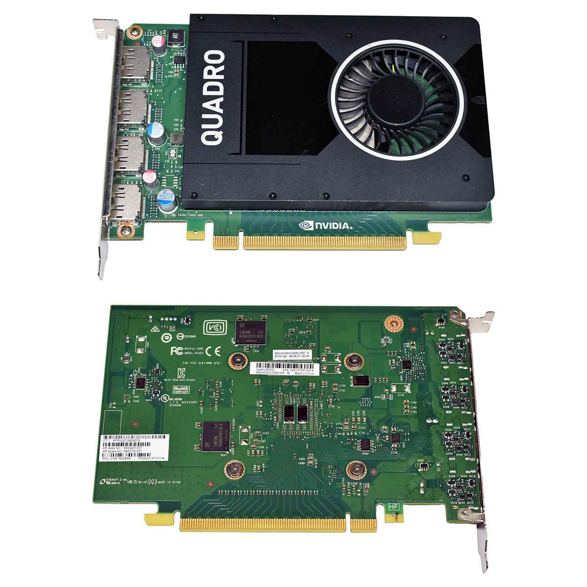 HP 844223-001 846379-001 NVIDIA Quadro M2000 Graphics Card GM206 4GB GDDR5 PCIe 3.0 x16 4x DP HP 844223-001 846379-001 NVIDIA Quadro M2000 Graphics Card GM206 4GB GDDR5 PCIe 3.0 x16 4x DP