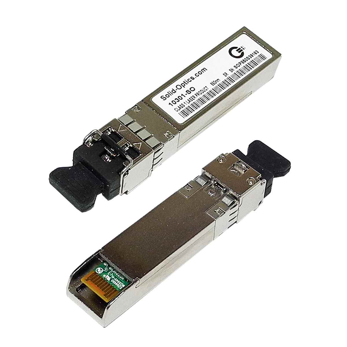 Solid-Optics 10301-SO 10GBASE-SR 850 nm DOM FC SFP+ Transceiver Solid-Optics 10301-SO 10GBASE-SR 850 nm DOM FC SFP+ Transceiver