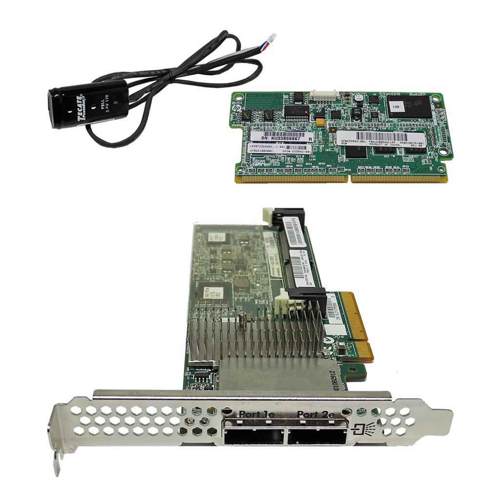 HP Smart Array P421 6Gb SAS RAID Controller 1GB FBWC +BBU 610671-002 633539-001 HP Smart Array P421 6Gb SAS RAID Controller 1GB FBWC +BBU 610671-002 633539-001
