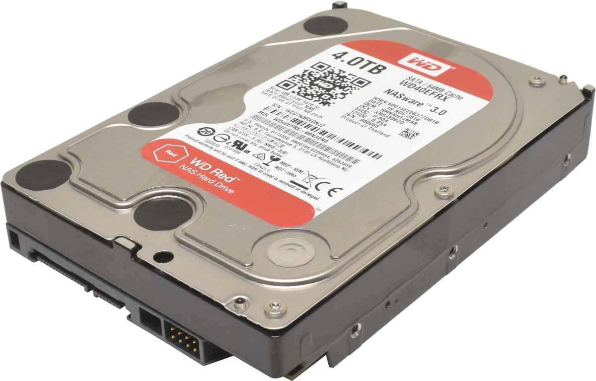 WD Wester Digital 4TB 3.5" 5.4K 6G SATA HDD Festplatte WD40EFRX-68N32N0