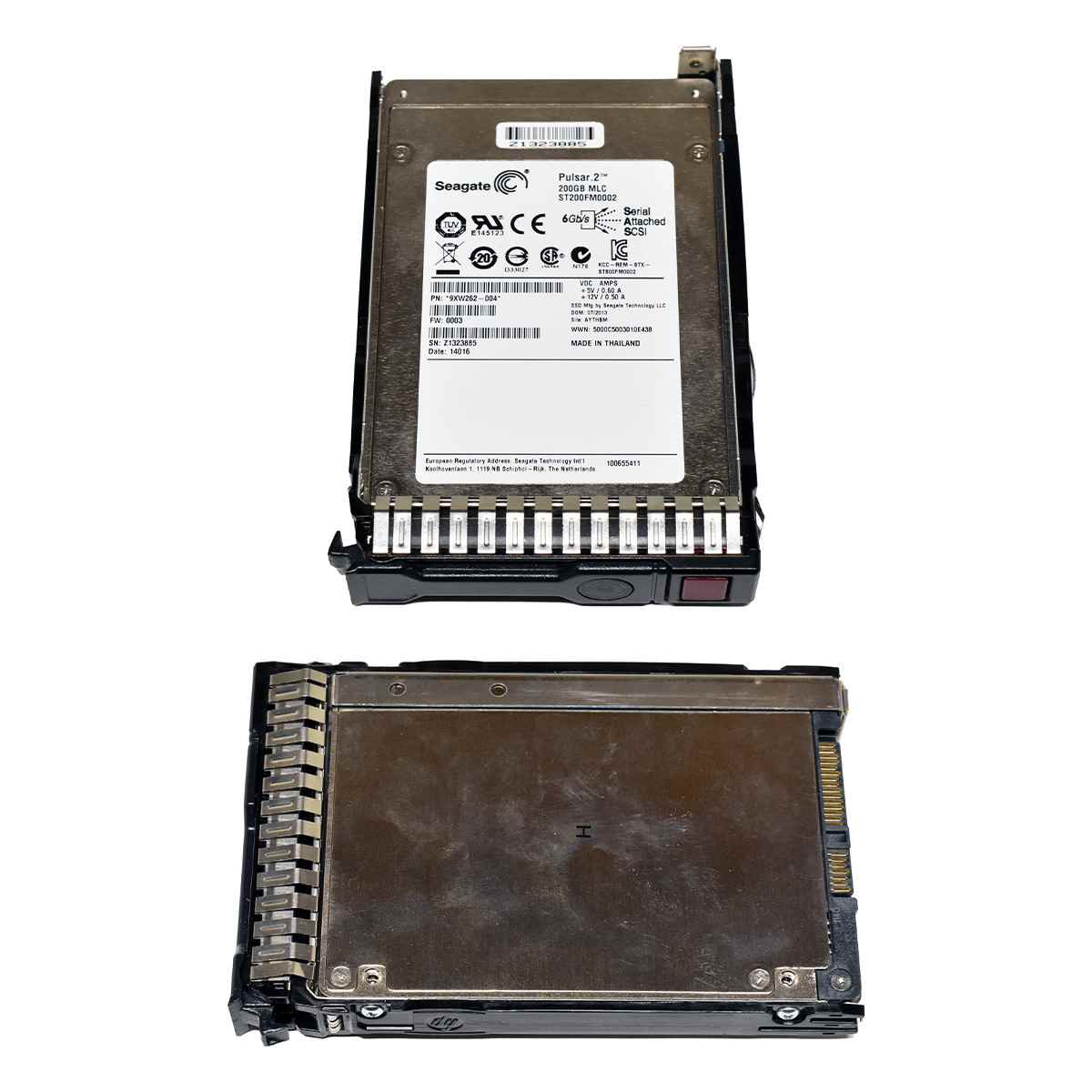 Seagate Pulsar.2 200 GB 2.5" 6G SAS-2 SSD ST200FM0002  9XW262-004 +Caddy