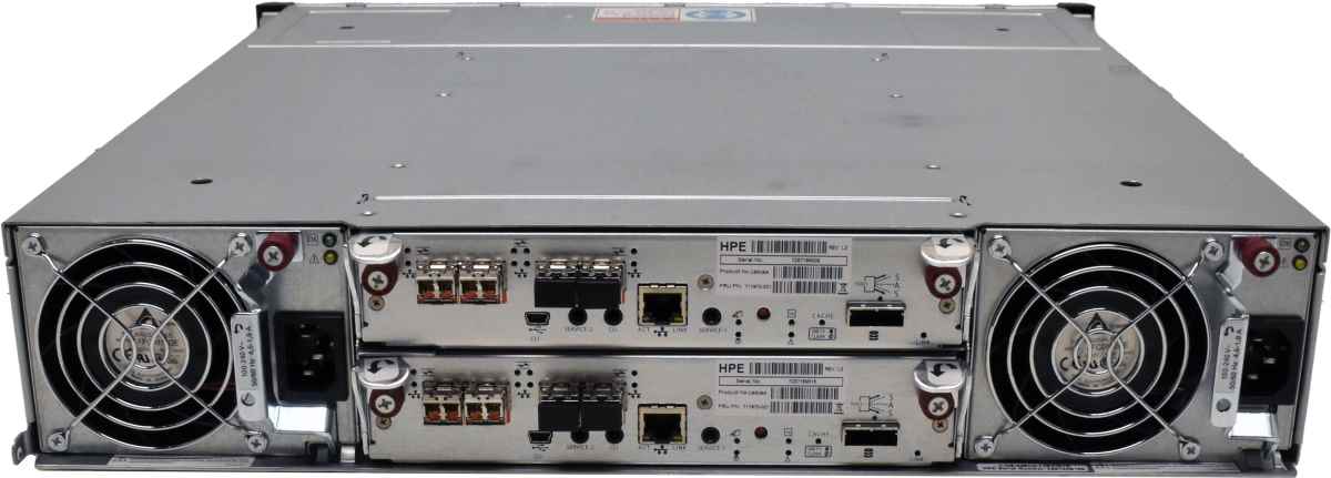 HP MSA 2050 SFF Enclosure 2x 6G x2 Controller 717870-001 24x SFF 2.5 noHDD