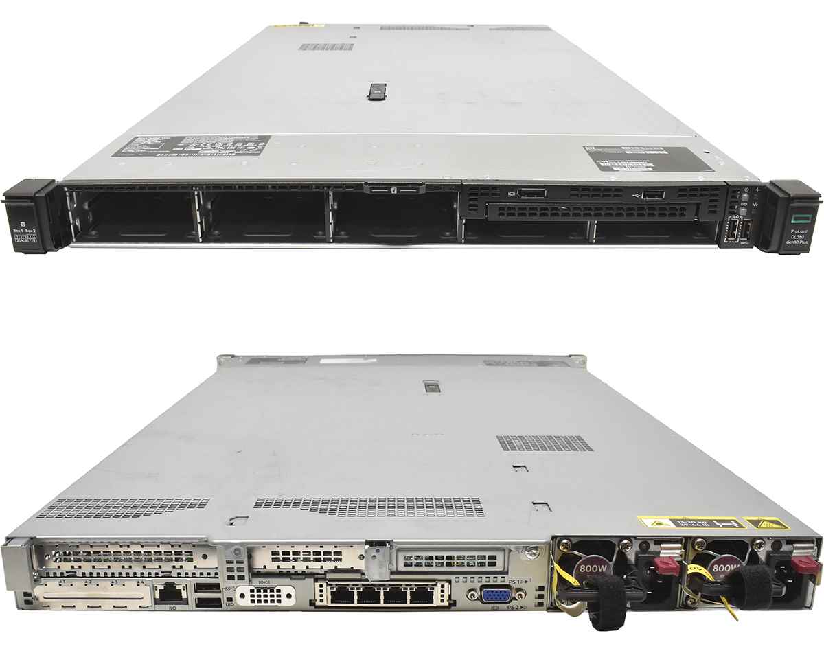 HP ProLiant DL360 G10 Plus 1U Silver 4310 12-Core 64 GB RAM 8 Bay 2.5" MR 416i-a HP ProLiant DL360 G10 Plus 1U Silver 4310 12-Core 64 GB RAM 8 Bay 2.5" MR 416i-a
