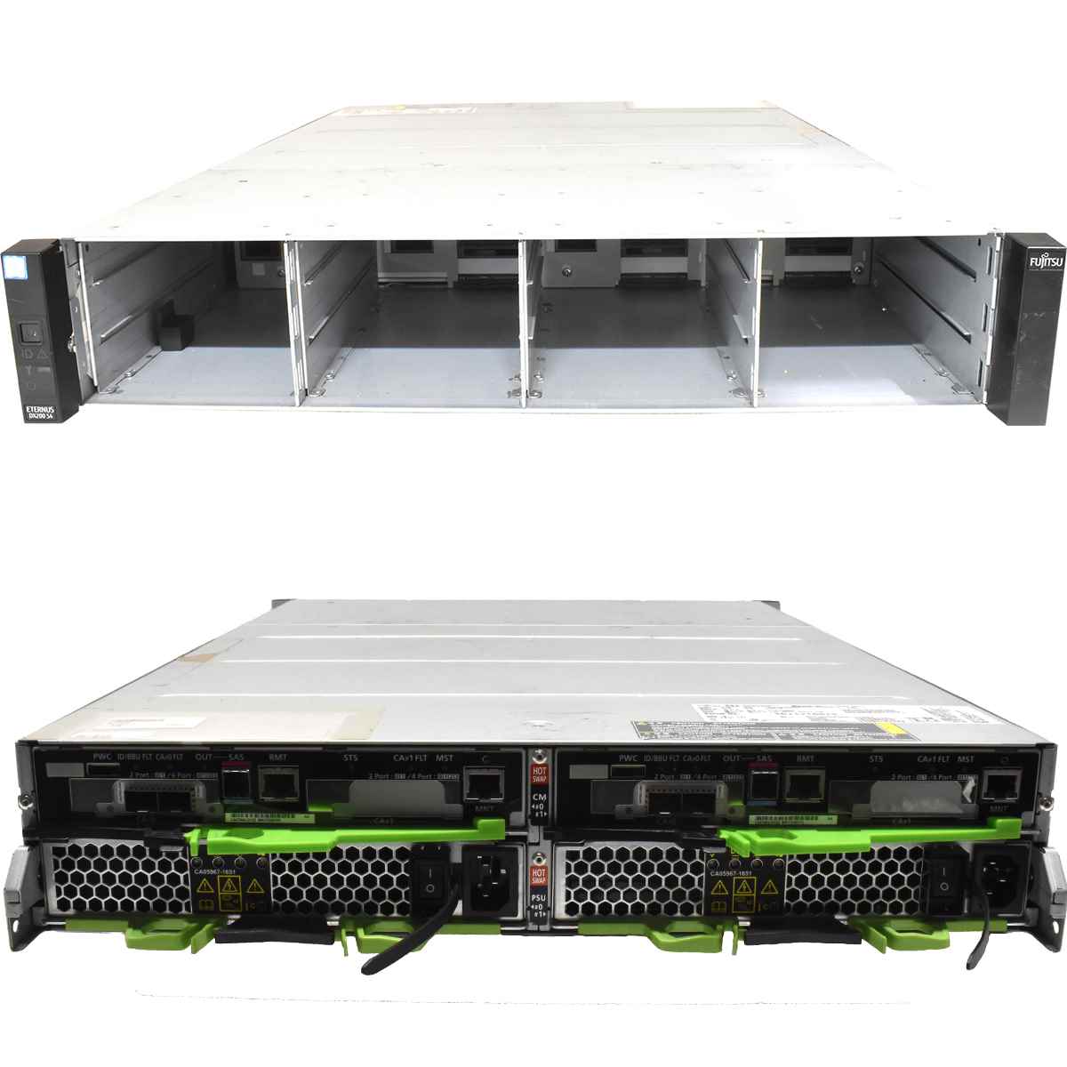 Fujitsu Eternus Storage DX200 S4 FTS:ET204BU 12 Bay 3,5" SFF 2x PSU Disk Array 16G