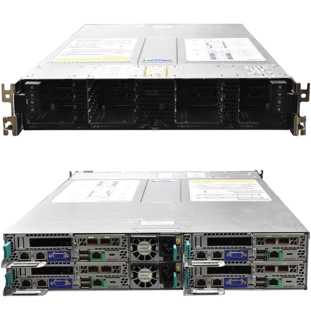 Intel 4 Node Server H2216 4x Node S2600KP 8x E5-2620v3 256GB PC4 16x SFF 10G I/O