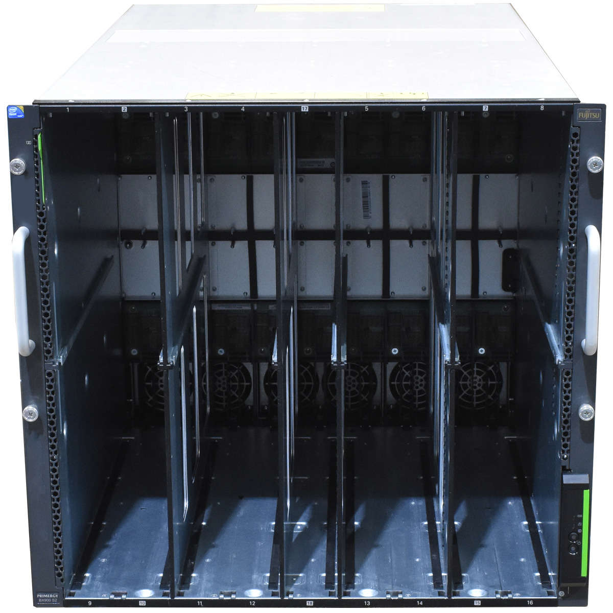 Fujitsu Bladecenter Primergy BX900 S2 2x Mgmt Blade S1 A3AC40096530 6 x PSU Rail