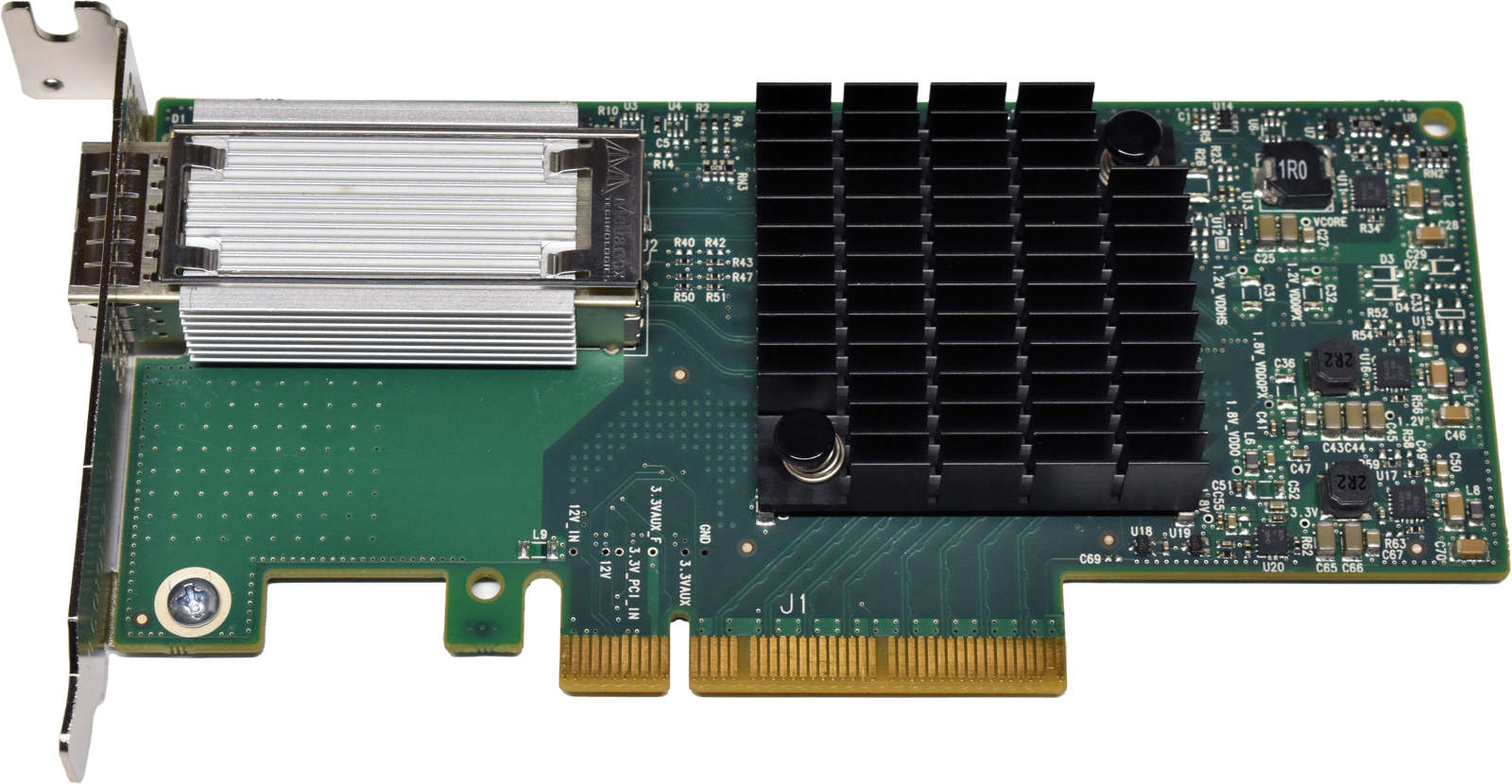 Mellanox-Lenovo-ConnectX-CX4131A-1-Port-NIC-50G-QS-003.jpg Mellanox Lenovo ConnectX CX4131A 1-Port NIC 50G QSFP28 PCIe 3.0 x16 00MM953 LP