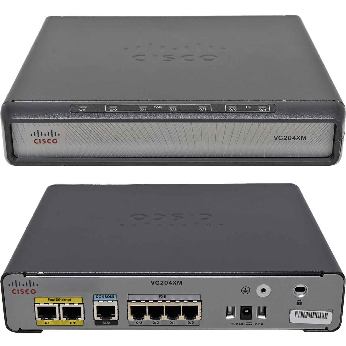 Cisco VG204XM 74-12045-01 Analog Voice Gateway - VoIP Telephone Adapter no PSU Cisco VG204XM 74-12045-01 Analog Voice Gateway - VoIP Telephone Adapter no PSU