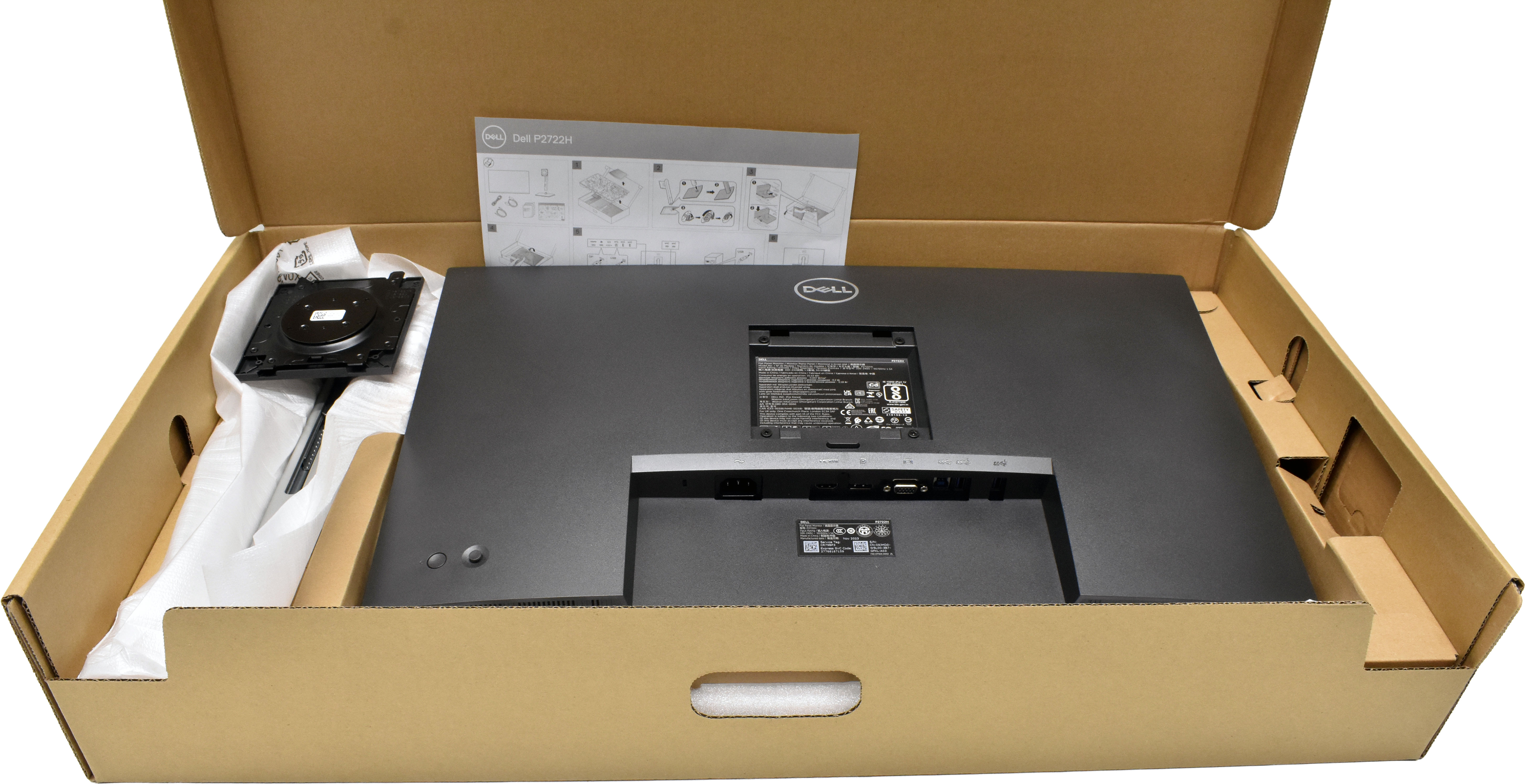 Dell Monitor LCD IPS 27 Zoll 68,6cm 1920 x1080 FullHD P2722H 5ms HDMI VGA DP Dell Monitor LCD IPS 27 Zoll 68,6cm 1920 x1080 FullHD P2722H 5ms HDMI VGA DP