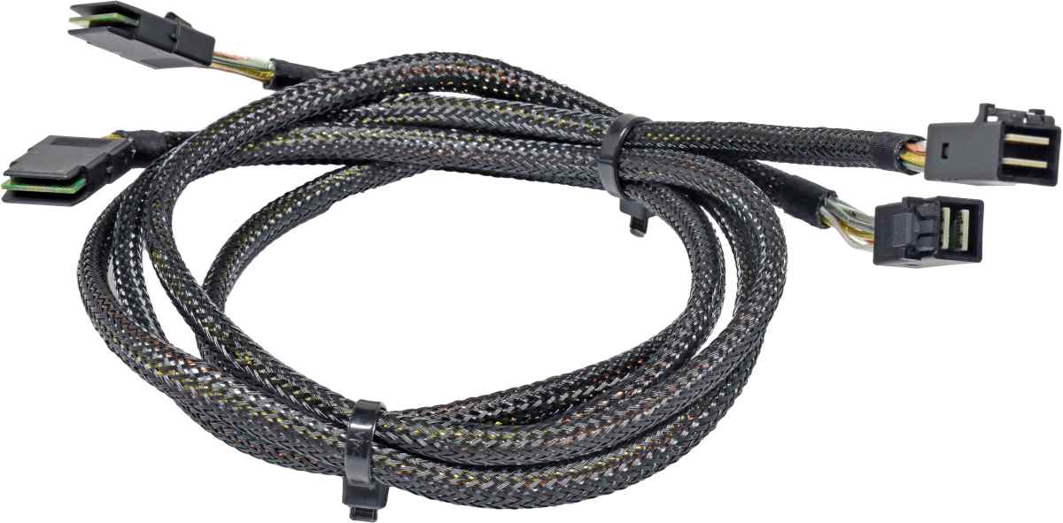 Adaptec TCA-00333-02-G ASR-7805 1G SAS RAID Controller Card with AFM-700 CC Battery & 2x SFF-8643 - SFF-8087 Cable