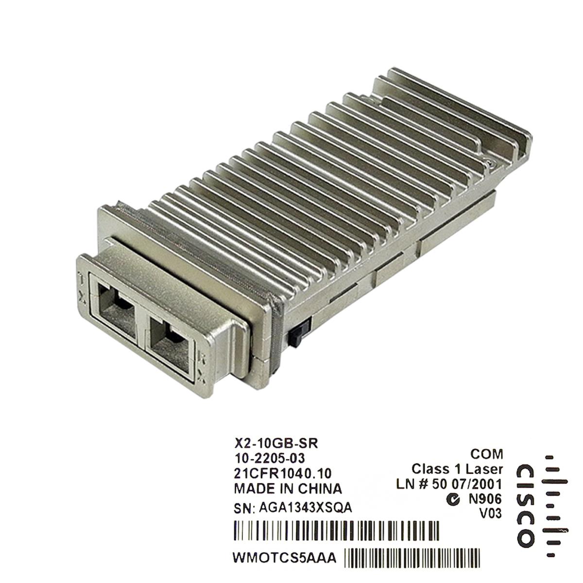 Cisco X2-10GB-SR Original 10 Gigabit Ethernet Transceiver Module PN 10-2205-03 5 x Cisco X2-10GB-SR Original 10 Gigabit Ethernet Transceivers Module 10-2205-03