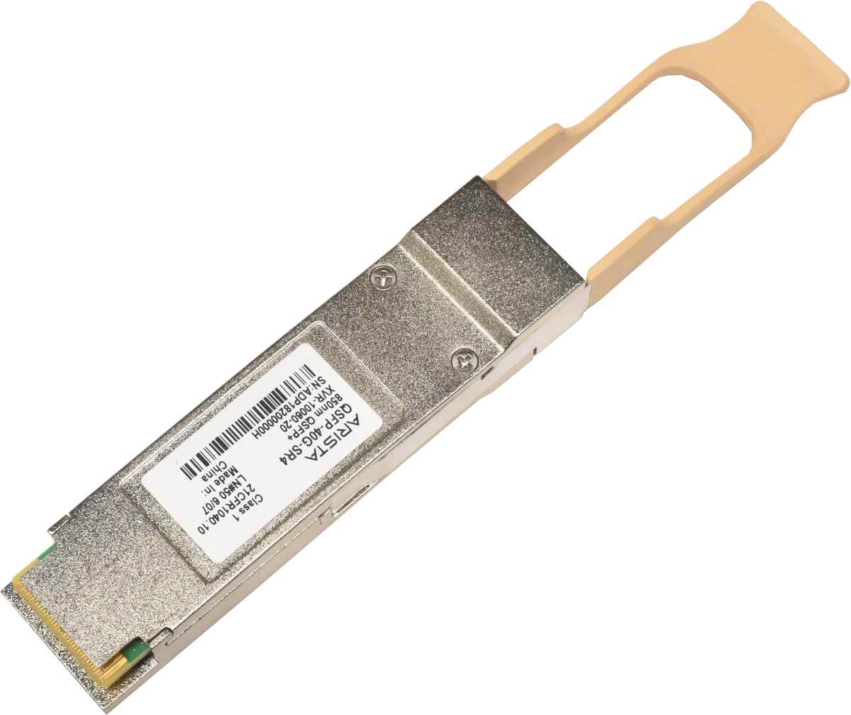Arista QSFP-40G-SR4 40GB QSFP+ 850nm XVR-10060-20 Transceiver Arista QSFP-40G-SR4 40GB QSFP+ 850nm XVR-10060-20 Transceiver
